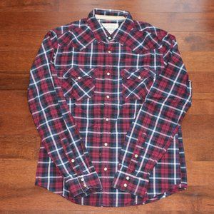 "RED VELVET" plaid flannel